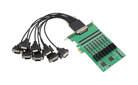 工业PCI-E转多口串口通信卡_UT-7318 PCI-E转8口RS232/485/422串口卡