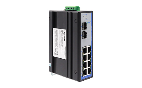 8口工业级万兆网络交换机_UT-60208G系列  万兆非网管型以太网交换机