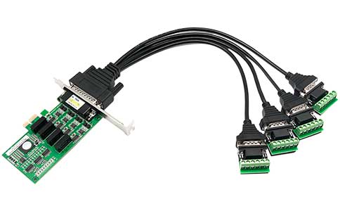 工业PCI-E转多口串口卡-UT-794I 4口RS485/422 PCI-E光隔高速多串口卡