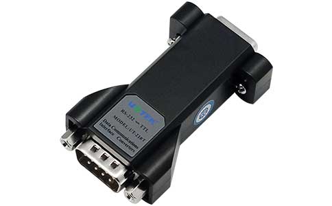 串口通讯协议接口转换连接器_UT-210T RS-232转TTL 接口转换器