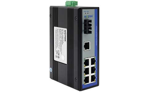 工业级交换机_UT-62107C 8口百兆非网管型以太网交换机