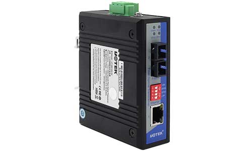 以太网百兆工业级光纤收发器_UT-2601系列 1口百兆网络光纤收发器