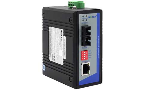 SC光口以太网工业级光纤收发器_UT-2601-220 1口百兆网络光纤收发器