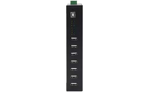 工业USB接口转换器_UT-807 7口工业级USB HUB扩展器