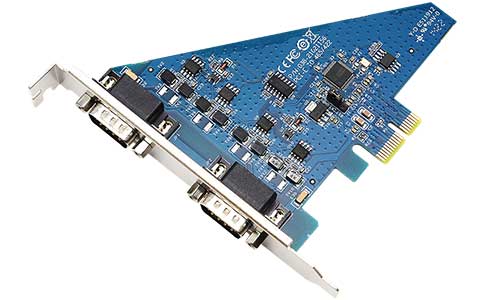 工业级PCI-E高速多串口转接扩展卡_UT-7922A PCI-E转2口RS-485/422多串口卡