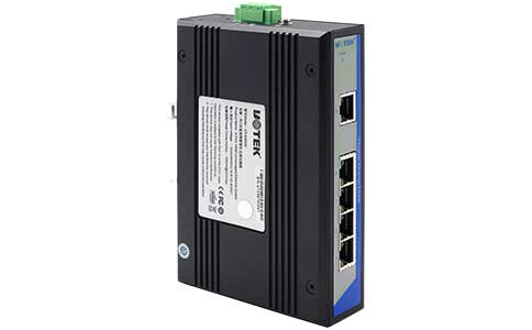 工业级导轨式交换机_UT-6405W 5口百兆非网管型以太网交换机